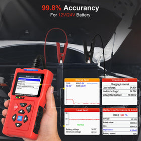 TopDiag screen reporting alternator voltage during charging system test