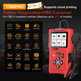 TopDiag technician using scanner in garage to troubleshoot a car reliably