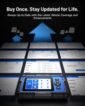 TOPDON AD600S service menu closeup showing reset options for routine maintenance