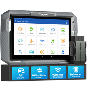 TOPDON AD900 Lite front display showing live data for fast diagnostics