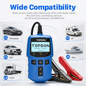 TOPDON BC100 compact side profile for convenient storage