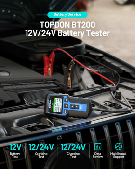 TOPDON BT200 copper clamp close-up for reliable connection and durability