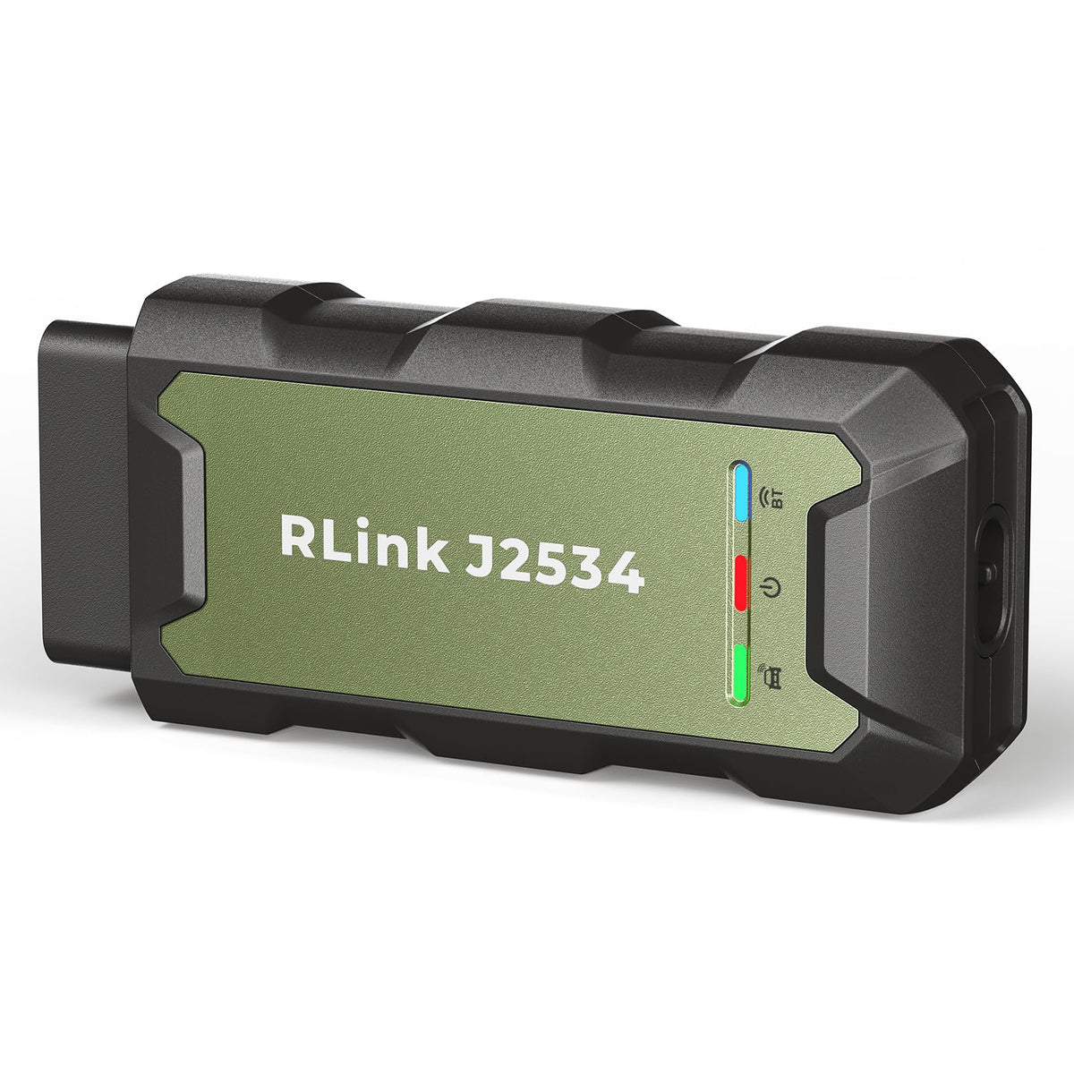 TOPDON RLink front view showing compact dongle and LED indicators for fast identification