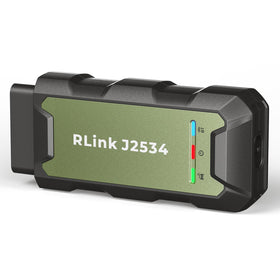 TOPDON RLink front view showing compact dongle and LED indicators for fast identification