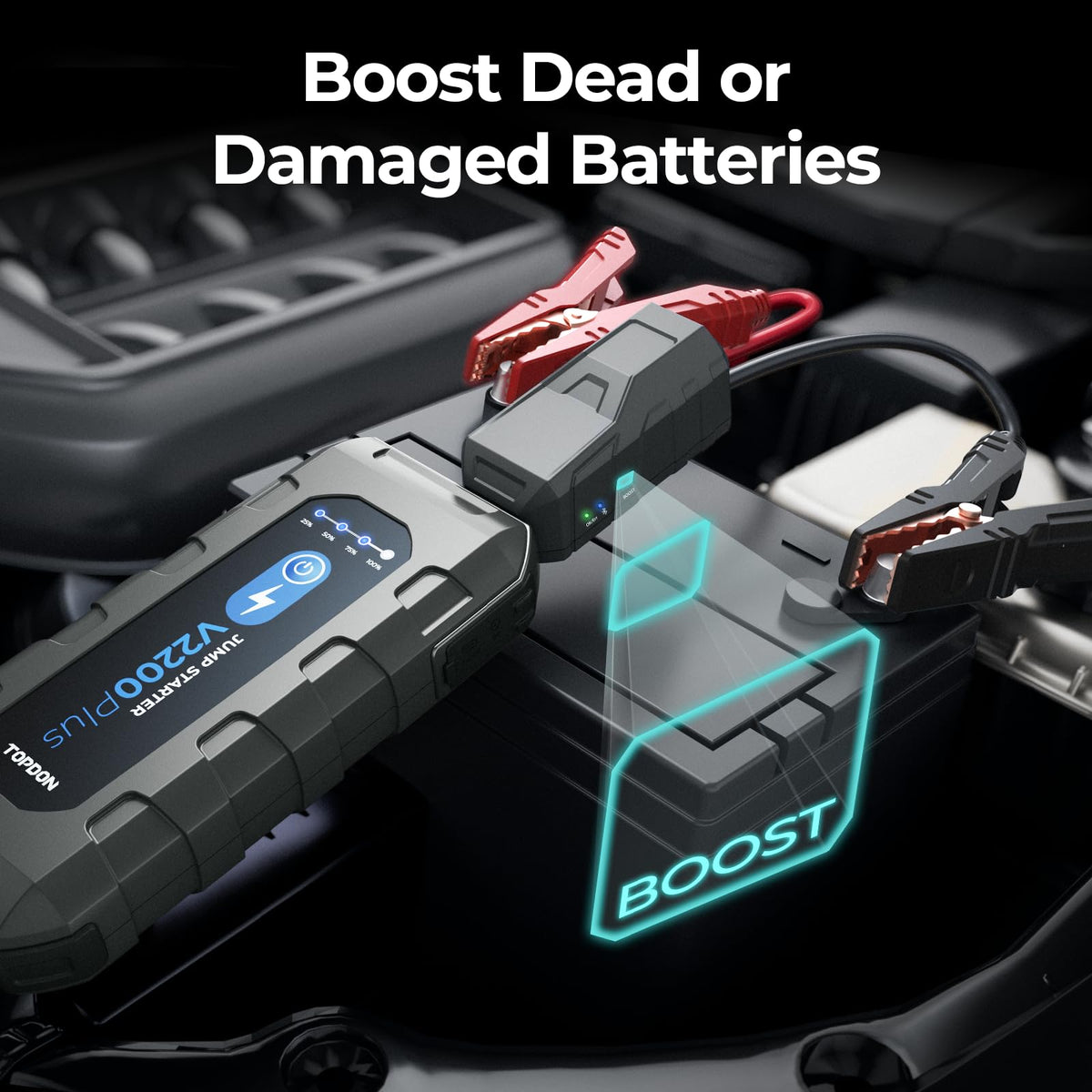 TOPDON V2200Plus rugged case and corner protection for drop and splash safety