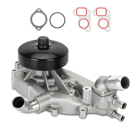Topfurn AW5104 front view showing pump housing and mounting points, clear fit benefit