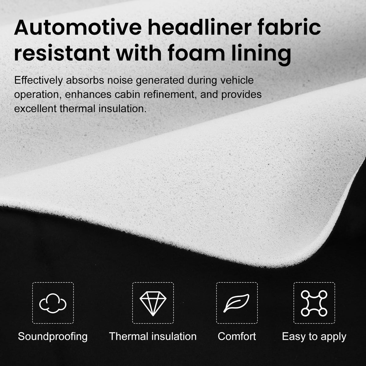 Topfurn rolled kit with rubber roller and knife for easier DIY installation