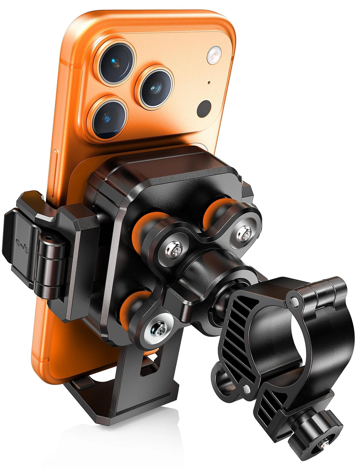 TOPGO front view of mount showing secure grip and stable hold