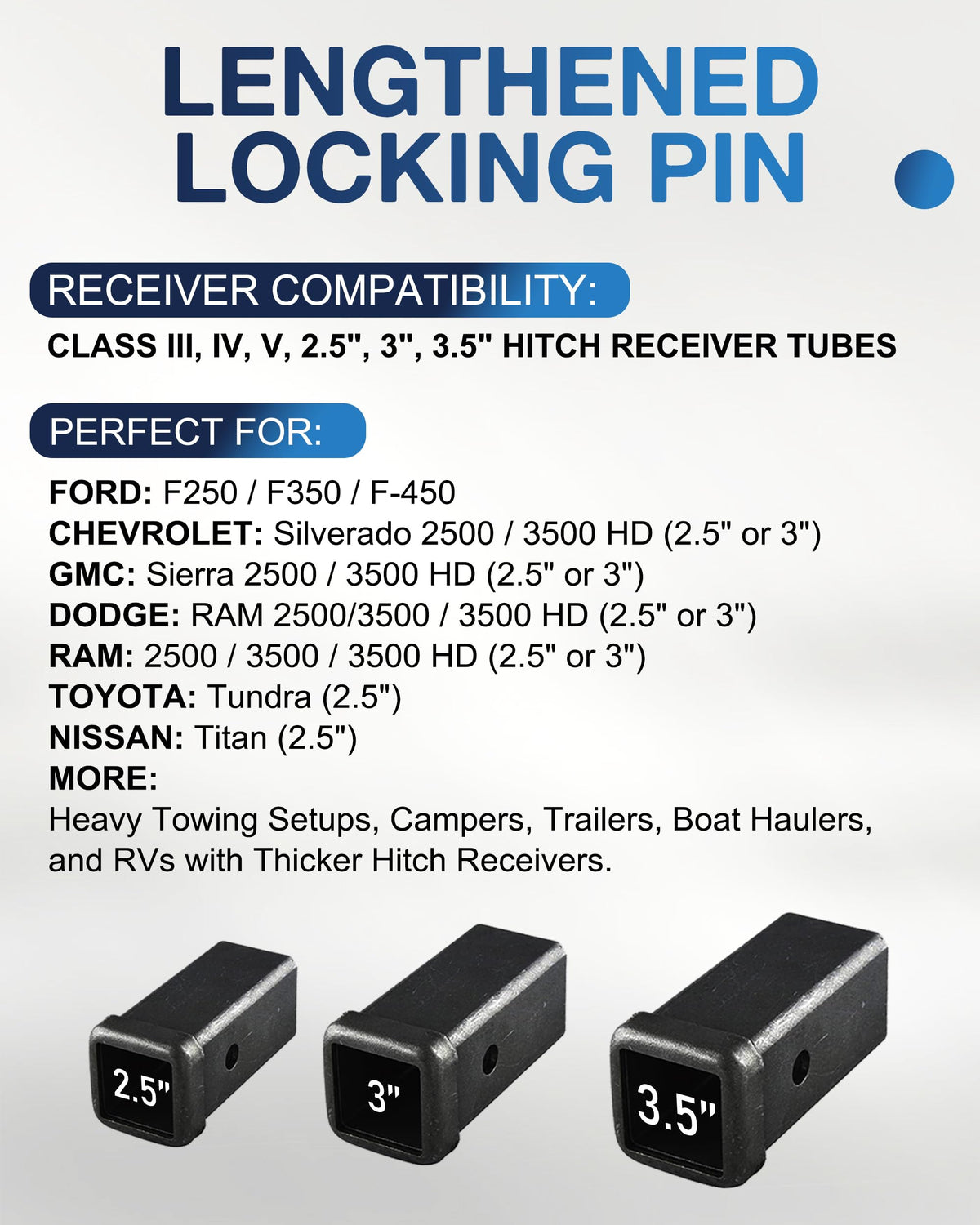 TOPICK anti-rattle O-rings detail reducing hitch movement and road noise for stability