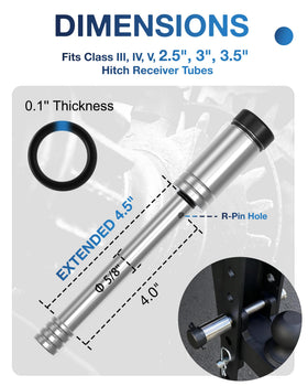 TOPICK close-up of the keyed locking barrel showing durable mechanism and theft prevention