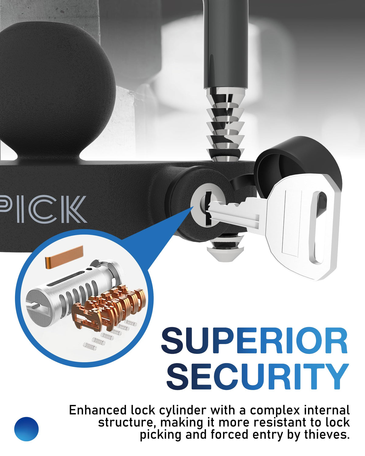 TOPICK four identical keys laid out to show keyed alike convenience and backups