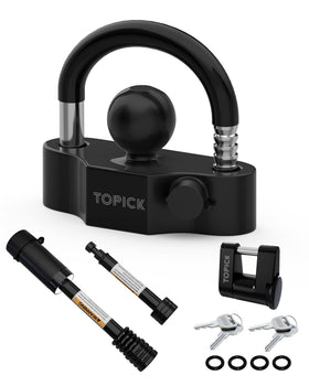 TOPICK full lock set displayed neatly, shows kit components and secure coverage