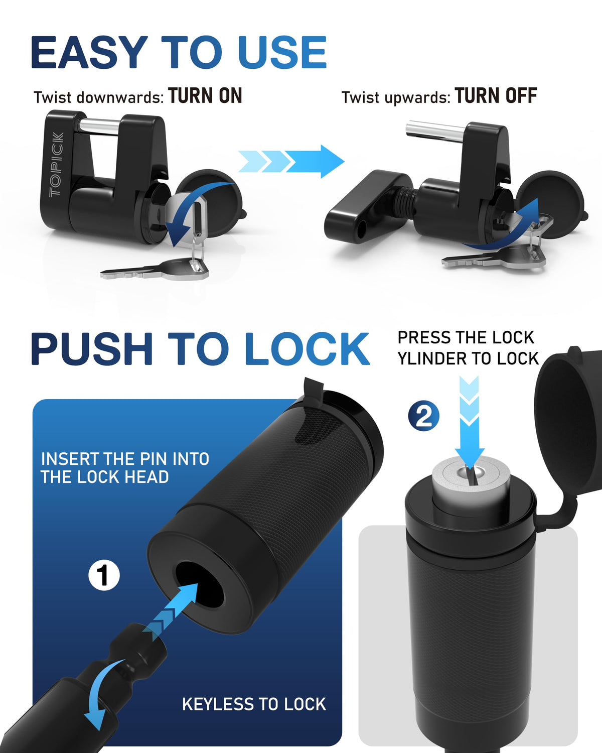 TOPICK identical keys spread out, keyed-alike convenience and spare keys benefit