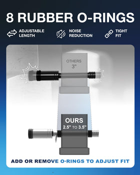 TOPICK rubber cap sealing lock end to protect from water and debris for longevity