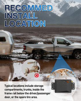 TOPICK vehicle in use demonstrating air bag leveling for stable towing and handling