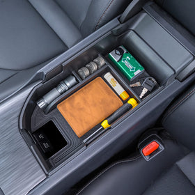 TOPINSTALL tray in Camry dashboard lifestyle scene enhancing cabin organization