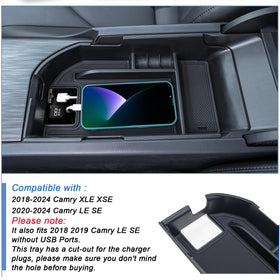 TOPINSTALL tray beside smartphone showing scale and easy phone placement benefit
