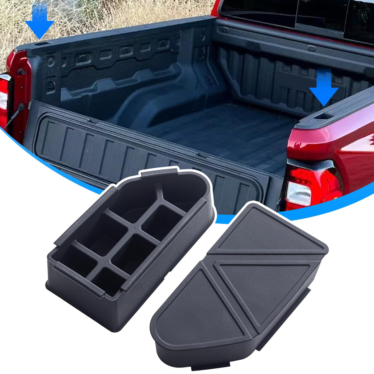 TOPINSTALL front view of packaged stake pocket covers showing fit and finish benefits