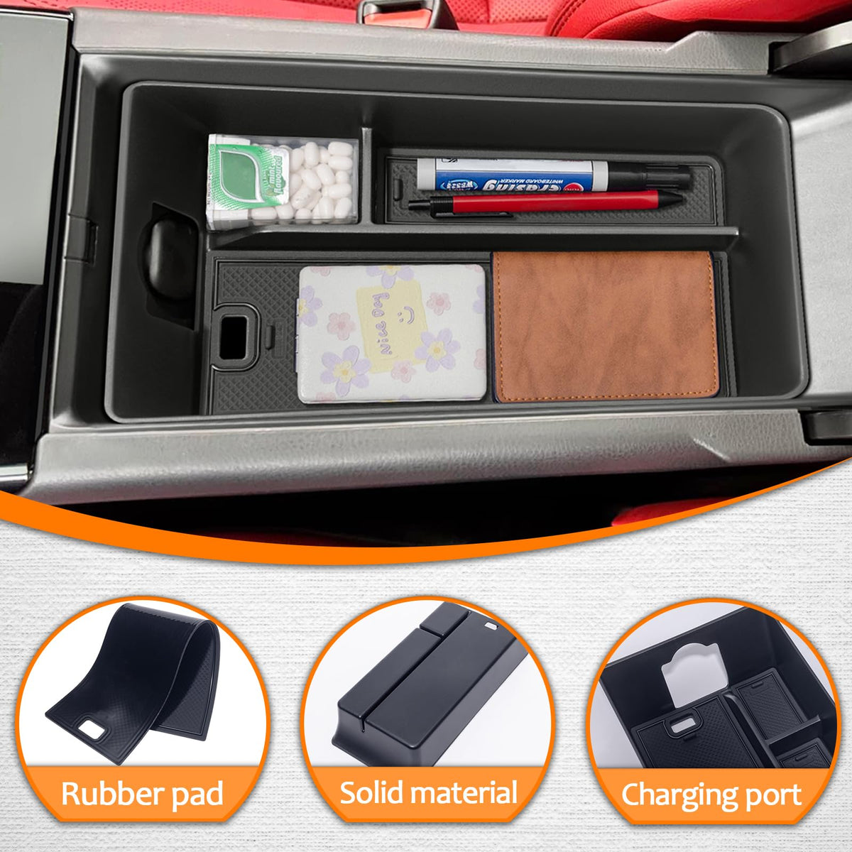 TOPINSTALL installed in Camry interior providing tidy cabin and reduced rattles
