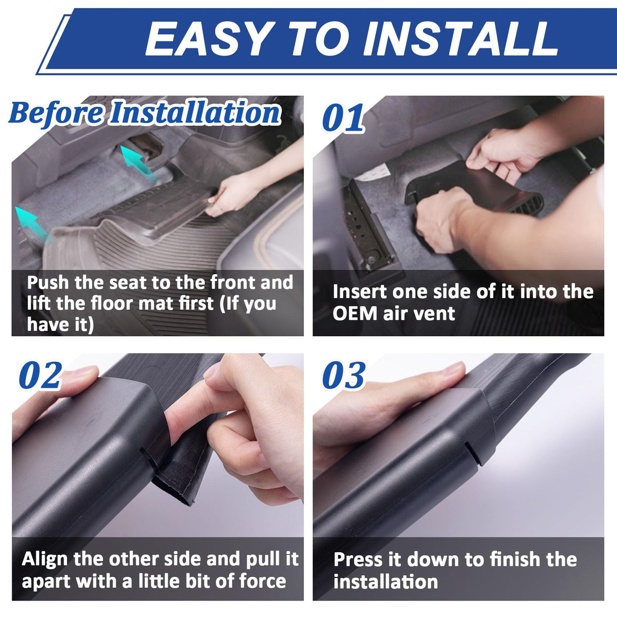 TOPINSTALL in Bronco with passengers showing warmer, more even rear-seat airflow
