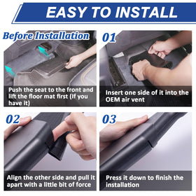 TOPINSTALL in Bronco with passengers showing warmer, more even rear-seat airflow