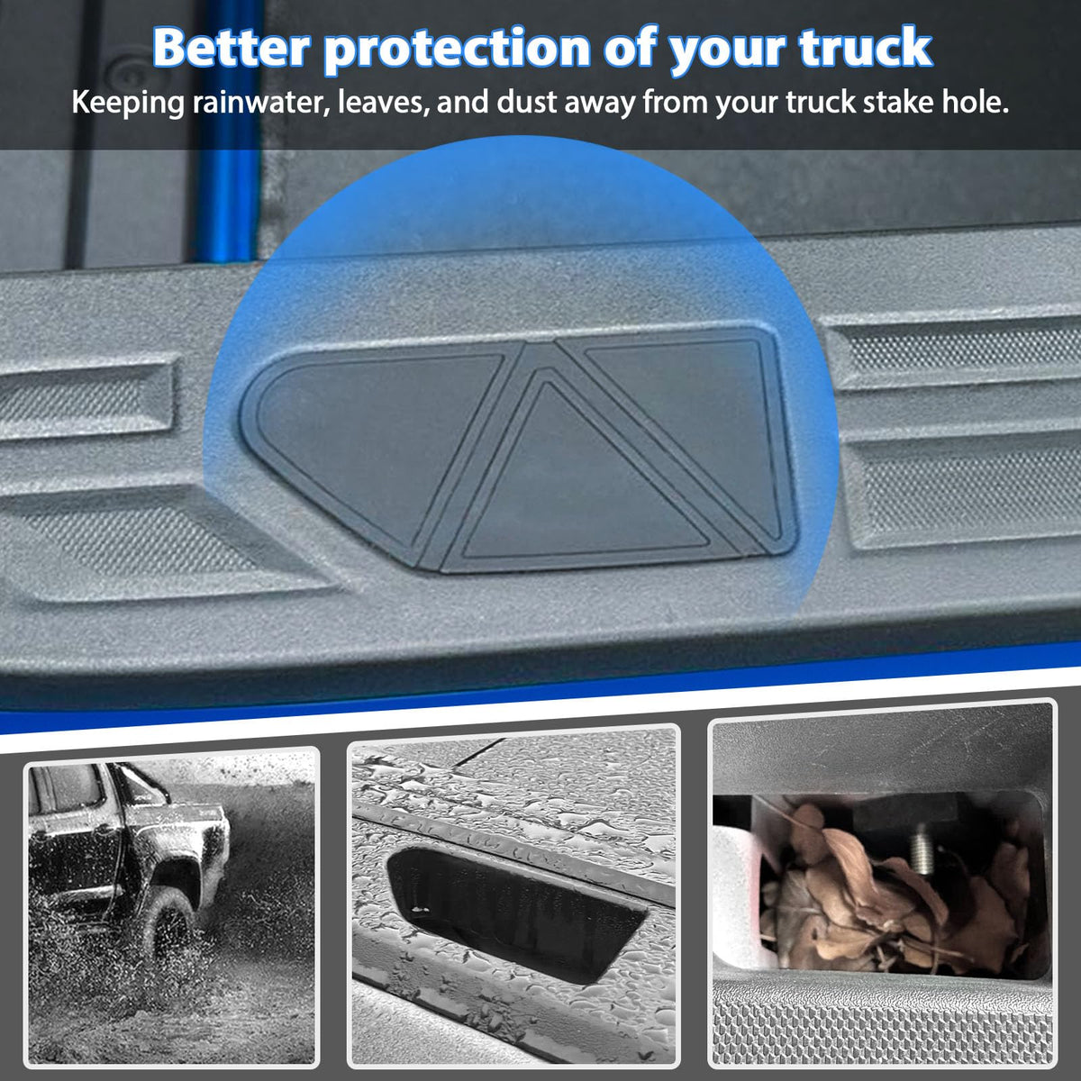TOPINSTALL on a truck bed in use illustrating finished look and debris protection