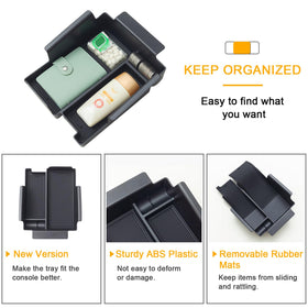 TOPINSTALL removable rubber mats detail for anti-rattle protection and cushioning