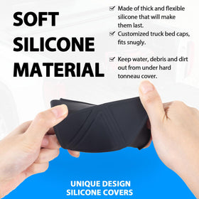 TOPINSTALL side profile showing retention ridges that prevent popping out while driving