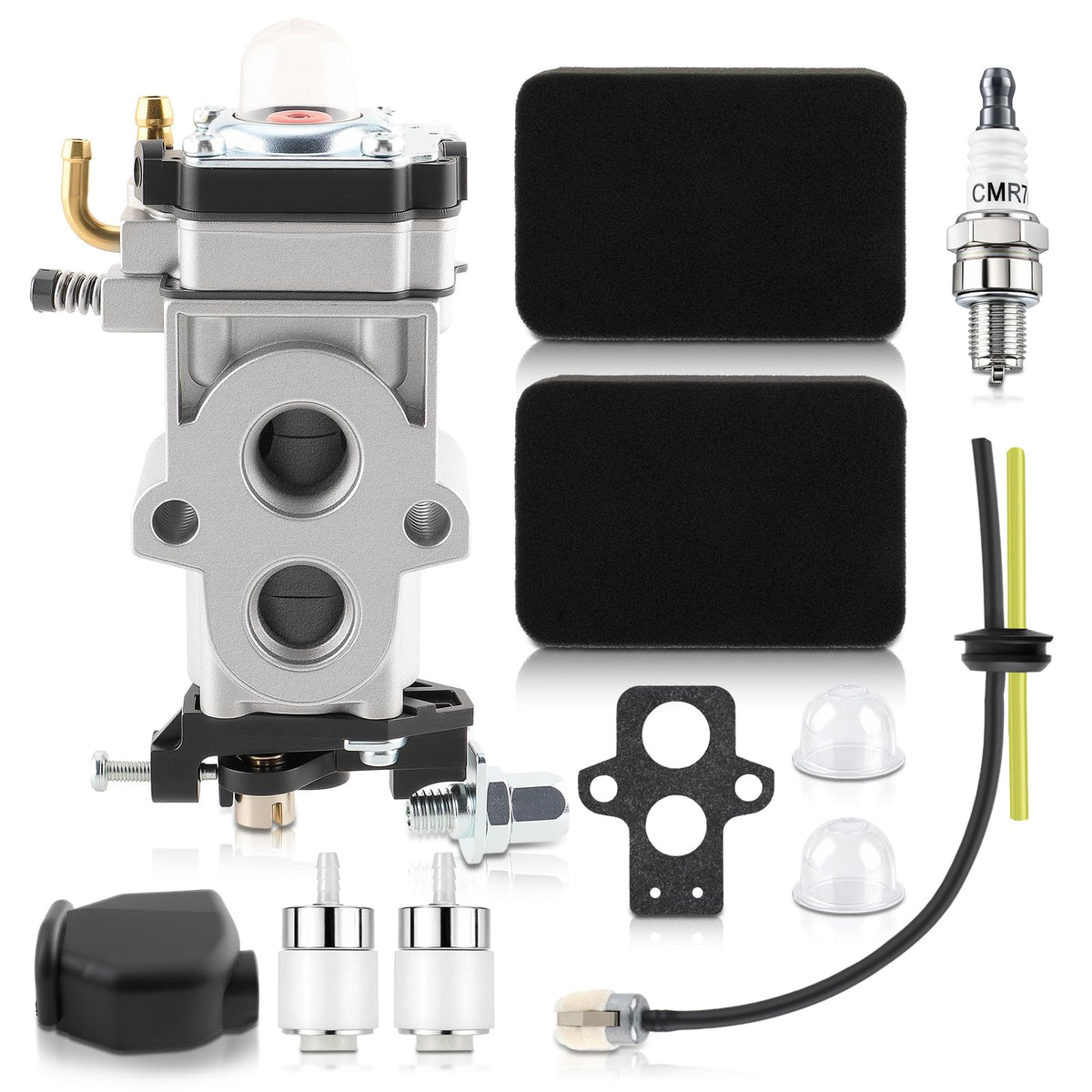 Topkidame 150BT carburetor front view showing precise fit and restoration benefit