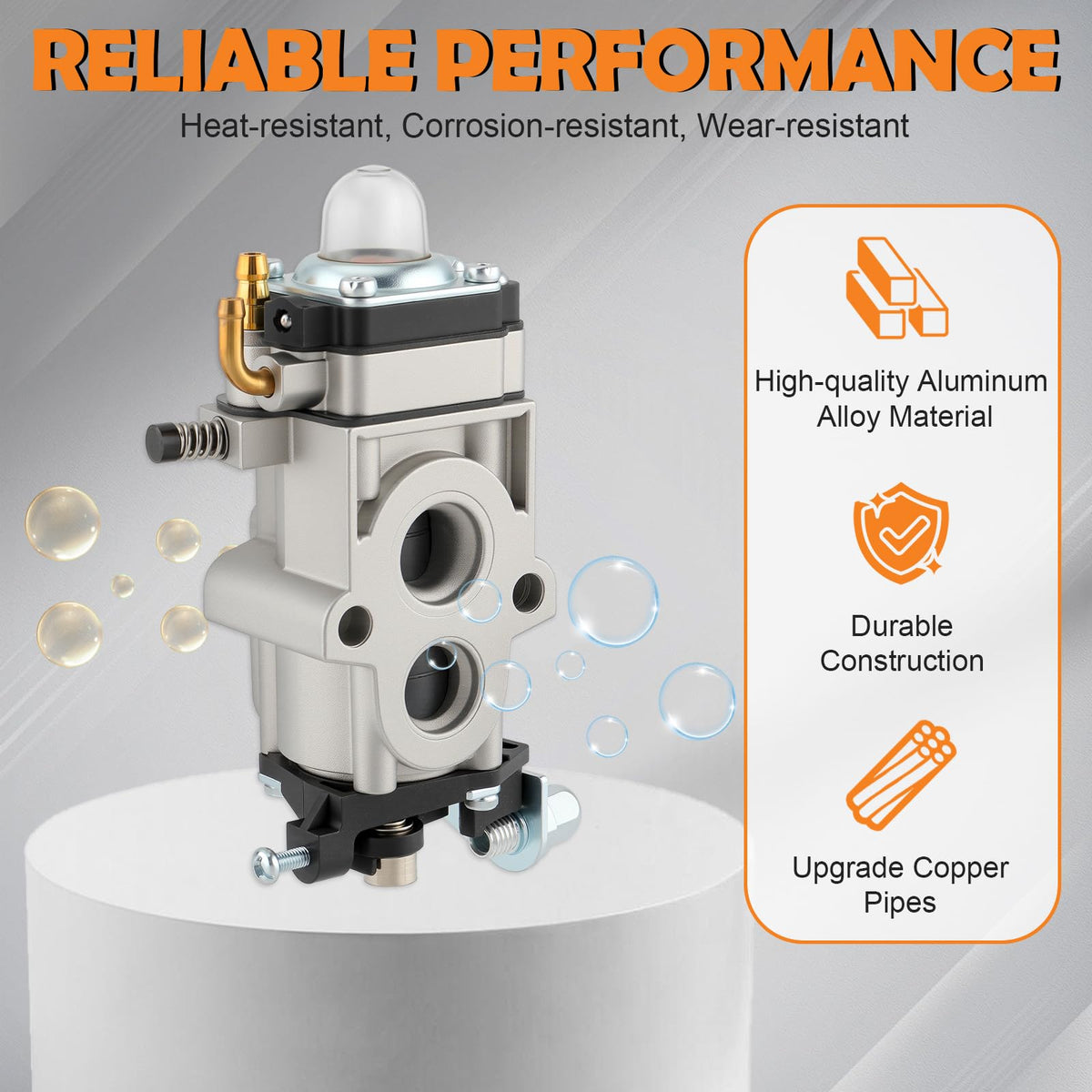 Topkidame air filter detail highlighting filtration for cleaner fuel benefit