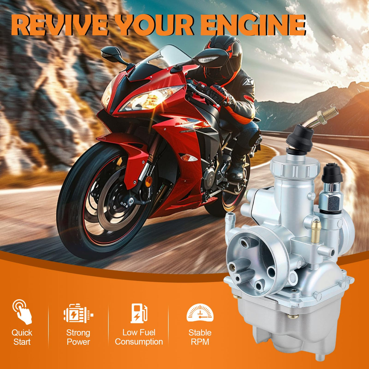 Topkidame close-up of throttle body and venturi for improved throttle response