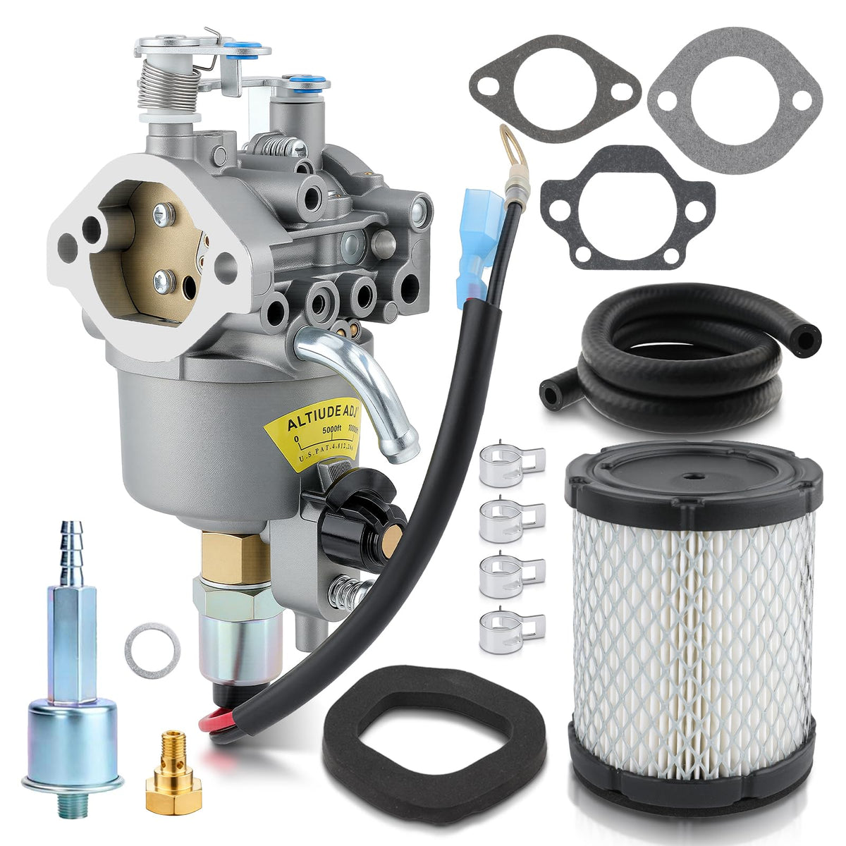 Topkidame front view carburetor showing fit and finish benefit reliability