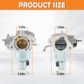 Topkidame carburetor installed on a Kohler engine demonstrating fit and alignment