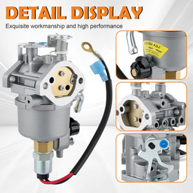 Topkidame carburetor installed in generator demonstrating proper fit and restored performance