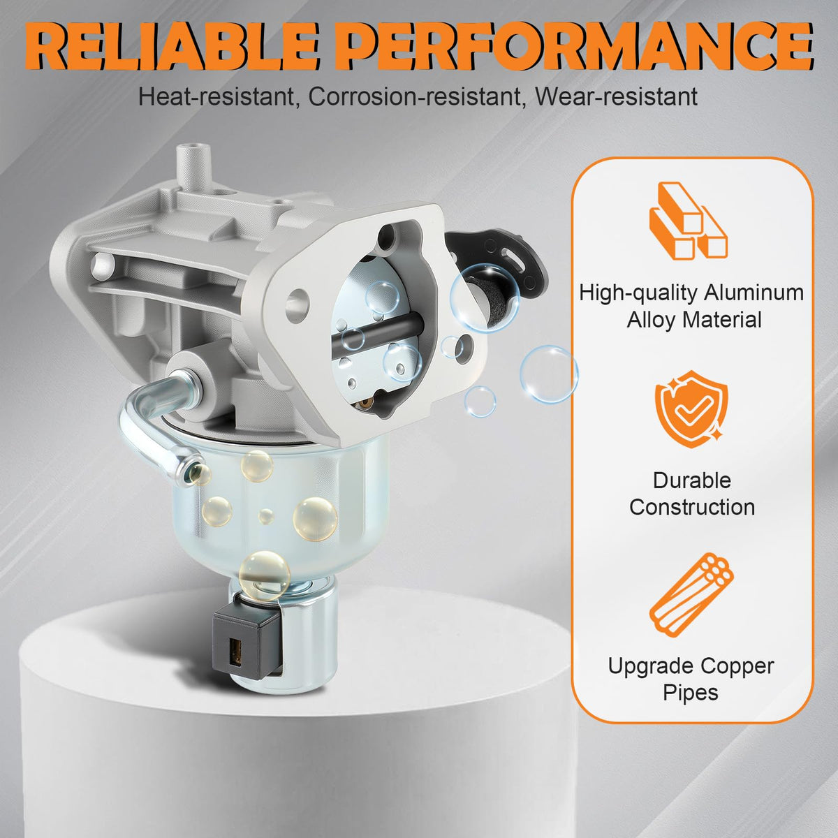 Topkidame fuel pump with lines displayed to ensure reliable fuel delivery