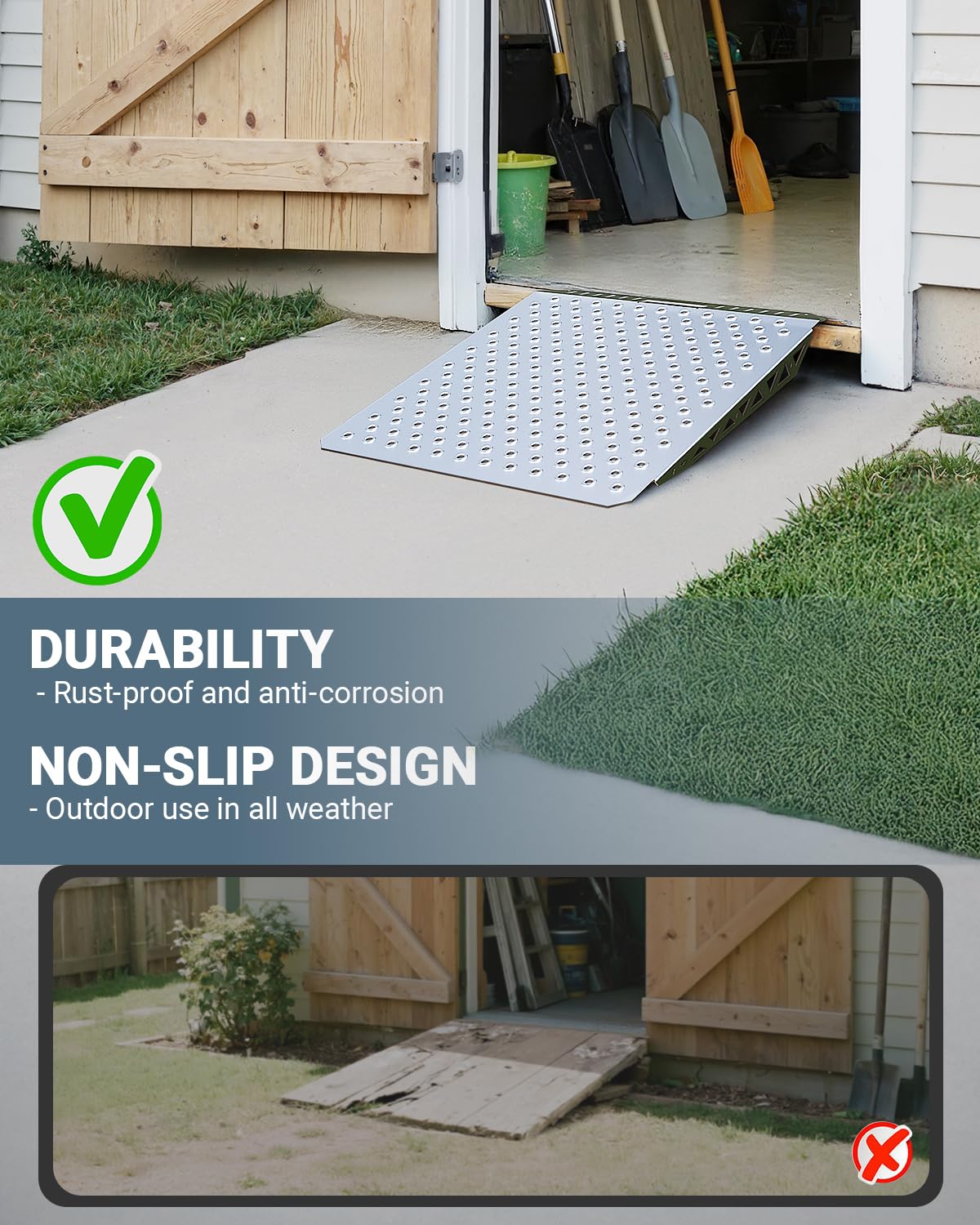 Toplamper pre-drilled mounting holes detail enabling quick permanent installation