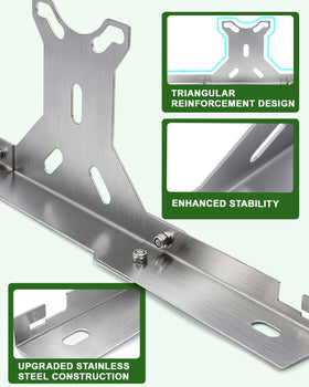 Toplamper dual tape measure hook detail showing easy attachment and accuracy