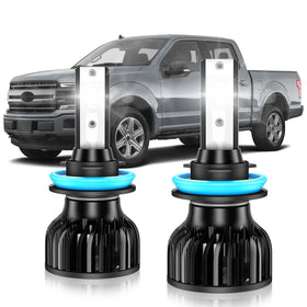 TOPLYGS front packaging showing bulbs and Ford F150 compatibility for easy selection