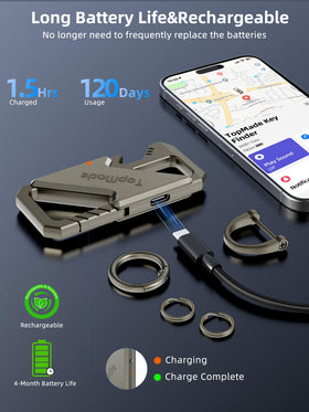 TopMade keychain bottle opener detail providing on-the-go convenience