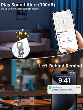 TopMade keychain held in hand to show compact scale and portability