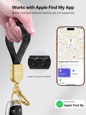 TopMade leather close-up revealing microfiber texture and durable comfortable grip