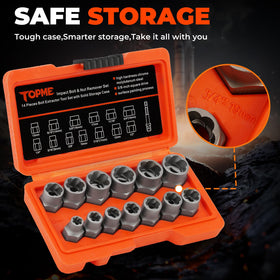 topme military-grade PVC carry case open with sockets inside, secure transport benefit