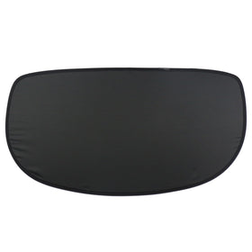 Topraco cargo cover beside passenger seat showing scale and fit benefit