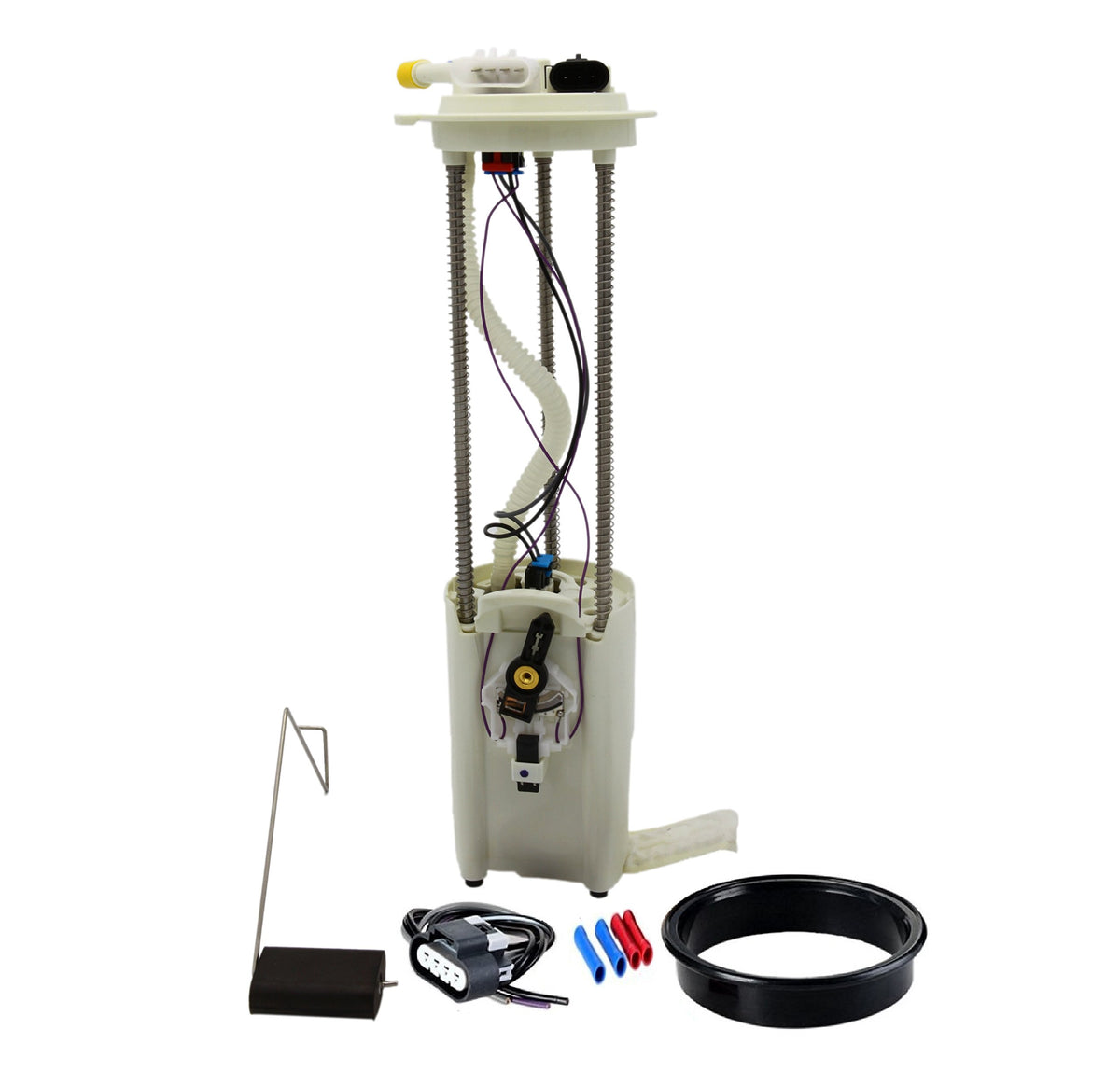 TOPSCOPE fuel pump front assembly showing full unit and connectors for easy replacement