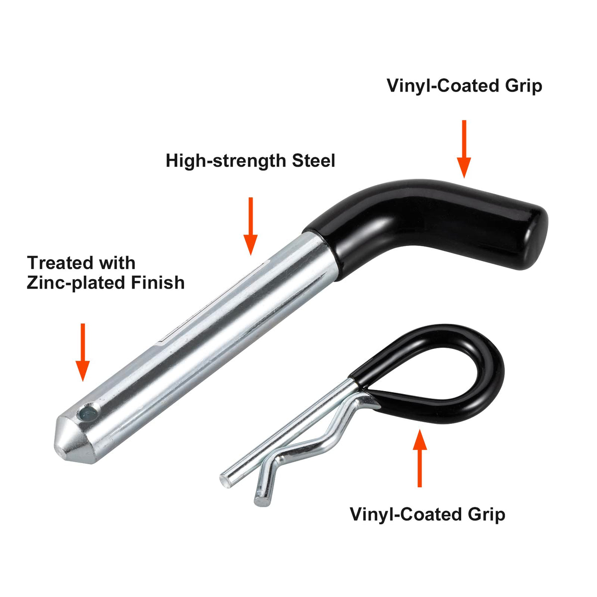 TOPSHINE zinc-plated steel close-up revealing corrosion resistance benefit