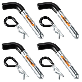 TOPSHINE front view of four hitch pins pack showing contents and convenience