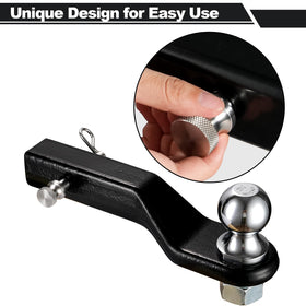 TOPSHINE pin next to ruler showing 3.23 inch usable length, clarifies size for buyers