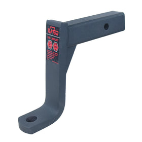 TOPTOW close-up of 1-inch ball hole and solid steel for reliable ball fit