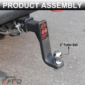 TOPTOW next to measuring tape showing scale and precise drop measurement benefit