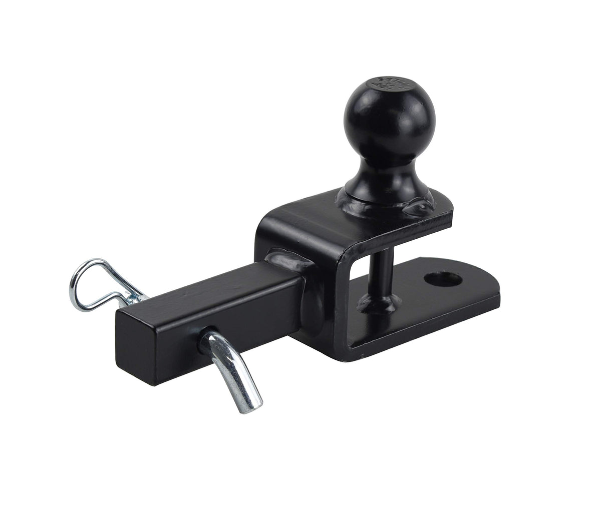 TOPTOW close-up of 1-7/8" hitch ball showing robotic weld strength